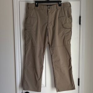 5.11 Tactical Men's Khaki Cargo Pants (40x30)